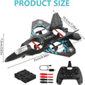Futuristic toy spaceship with remote control and accessories, showing product size on a white background.